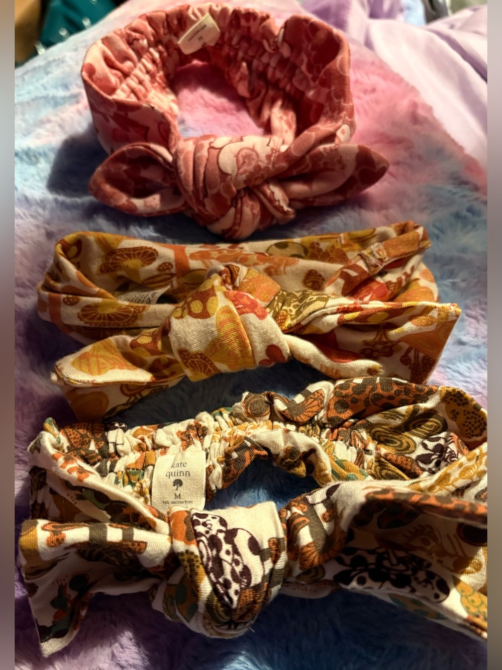 kate quinn girls size medium lot of 3 bows